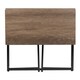 image 8 of House of Home Computer Desk Brown Wood Foldable Study Coffee Table Laptop Office PC Folding for Storage | Brown