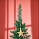 image 8 of HOMCOM 6ft Unlit Artificial Christmas Tree, Pencil Slim mas Tree with Solid Stand and Realistic Branches, Green