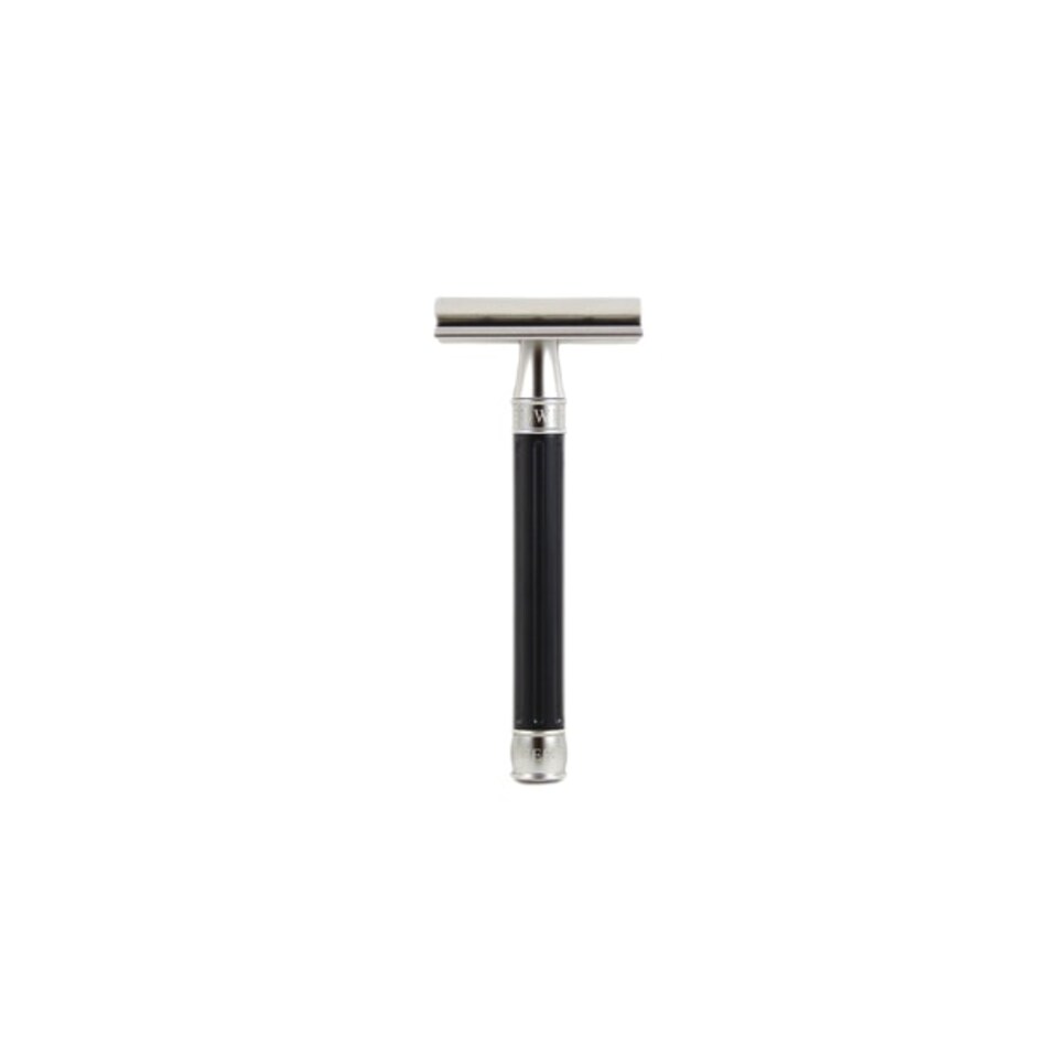 Edwin Jagger 3ONE6 Stainless Steel Anodised Black DE Safety Razor