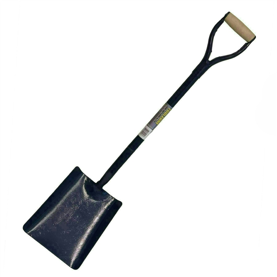 image 1 of Square Mouth Builders Shovel Spade 110cm Scoop Gardening Builders All Steel