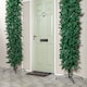 image 7 of 8ft (2.55m) Samuel Alexander Double Door Plain Green Christmas Tree Arch with 2000 Tips