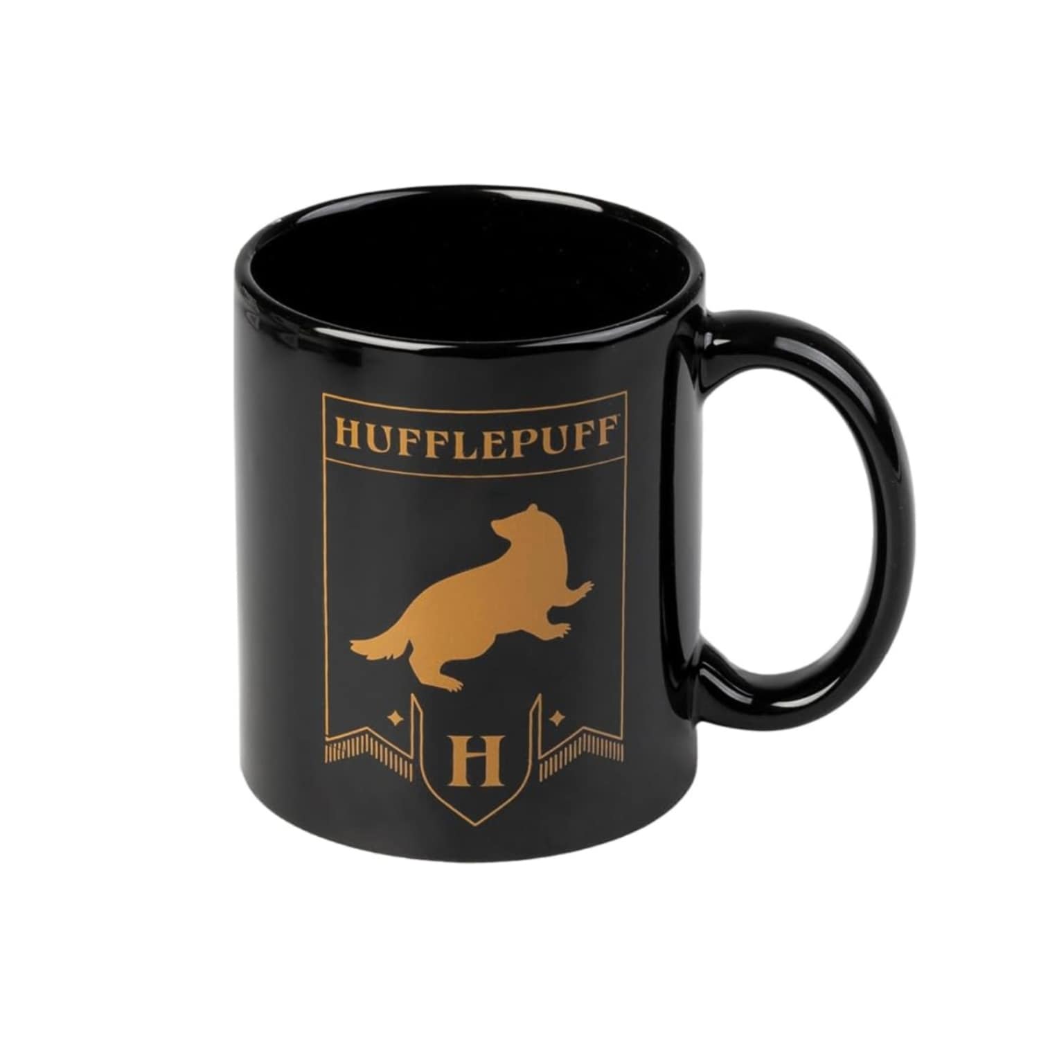 Harry Potter Hufflepuff Ceramic Mug 350ml Black