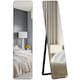 image 1 of HOMCOM Full Length Mirror Free Standing or Wall Mount Dressing Bedroom Black