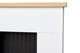 image 5 of Adam Innsbruck Stove Fireplace in Pure White & Black, 45 Inch