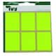 image 6 of Pack of 24 Yellow Fluorescent 25x50mm Rectangular Labels