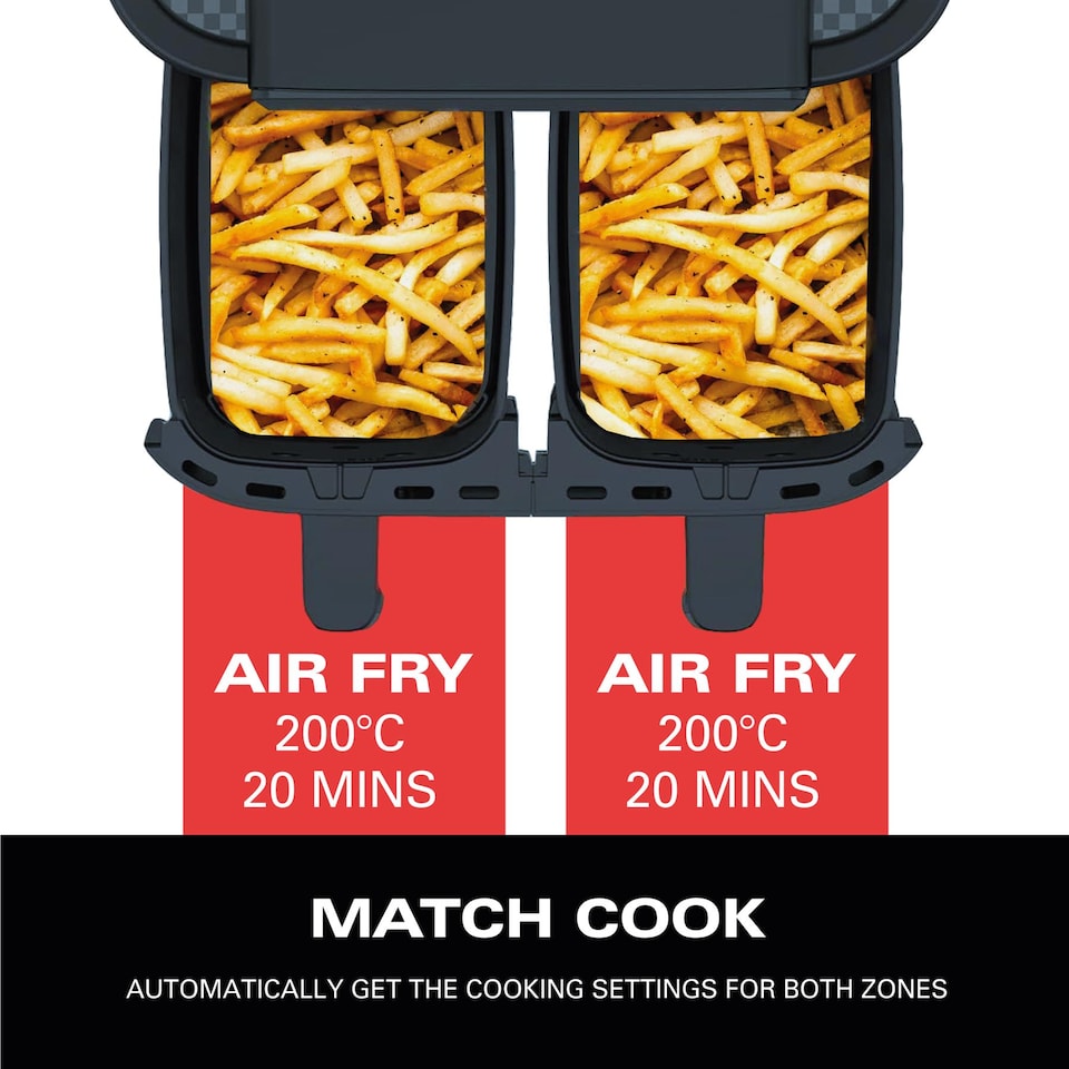 image 1 of Hamilton Beach HealthyCook 8L Dual Air Fryer