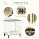 image 5 of PawHut Dog Crate Furniture, Indoor Dog Kennel Side End Table, 64.5x48x70.5 cm