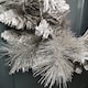 image 3 of 50cm Premier Snow Tipped Silver Christmas Glitter Door Wreath Decoration