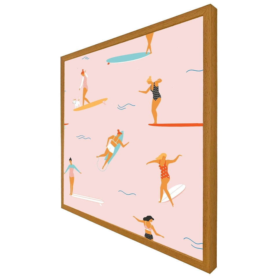 image 1 of Surfers (Picture Frame) Black | S