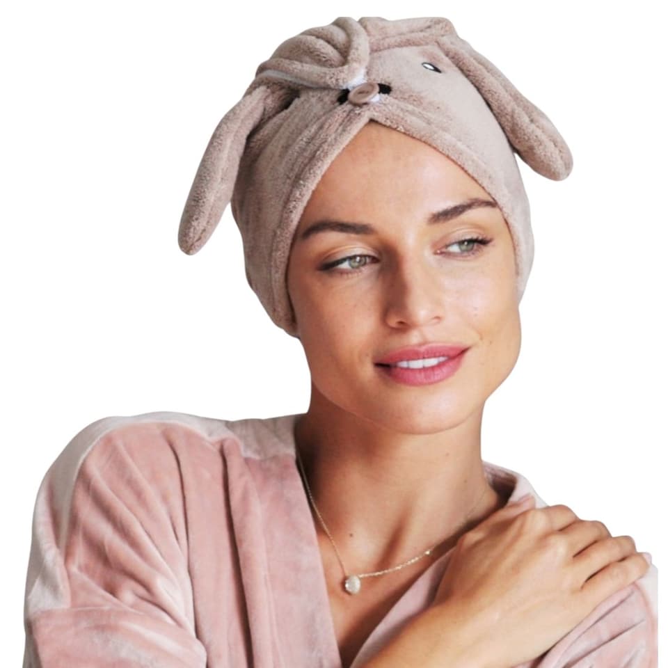 image 1 of SMUG Novelty Hair Towel Wrap - Doggy