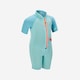 image 1 of Decathlon Kids’ 2 mm Turquoise Neoprene Shorty