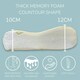 image 7 of Bamboo Memory Foam Contour Pillow