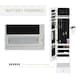 image 5 of HOMCOM Freestanding Jewellery Storage Mirror Armoire w/ LED Lights Hooks Drawer
