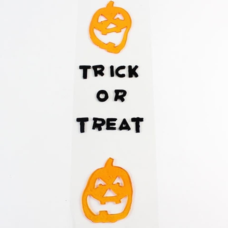 Trick Or Treat Halloween Gel Stickers Decoration