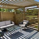 image 5 of Shade Pergola - Wood - L240 x W240 x H270 cm - Light Green