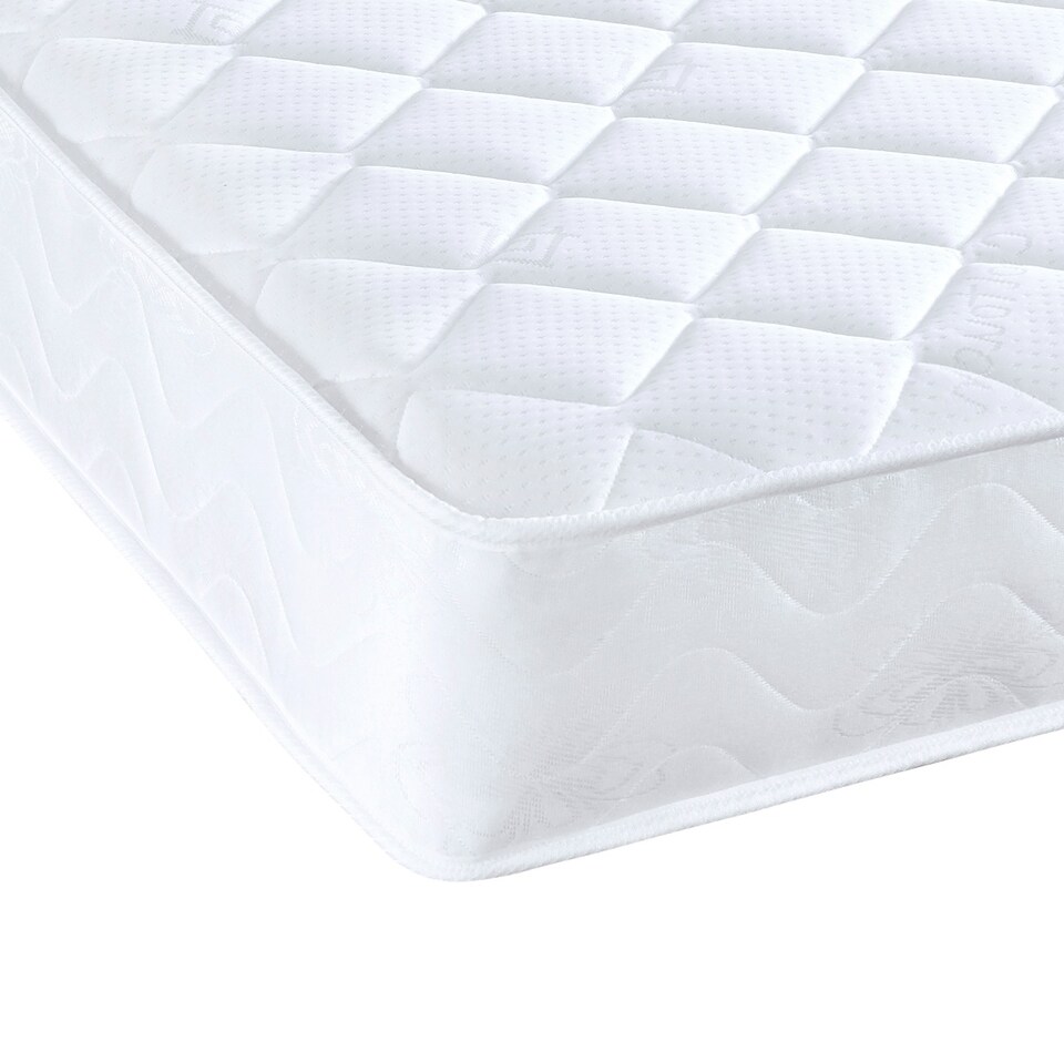 image 1 of Darcy Diamond Micro Quilted Spring Mattress - 7 inch Deep | White