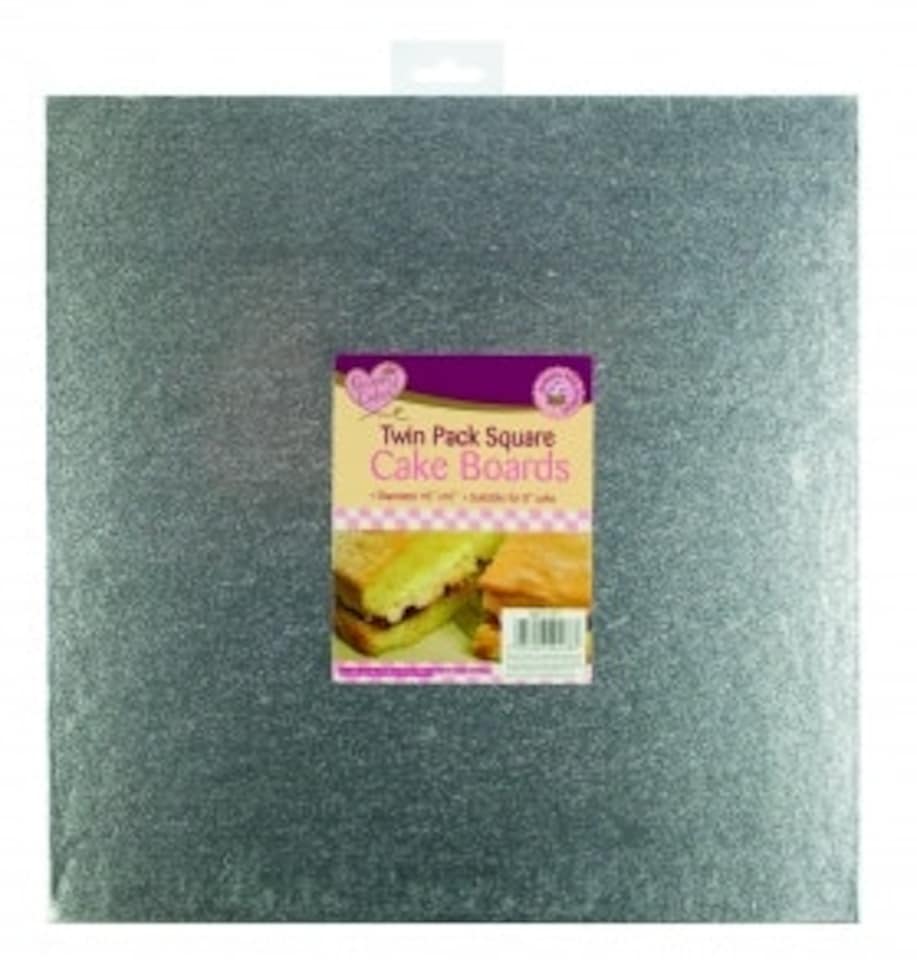 image 1 of Queen of Cakes 10" X 2MM SQUARE CAKE BOARDS