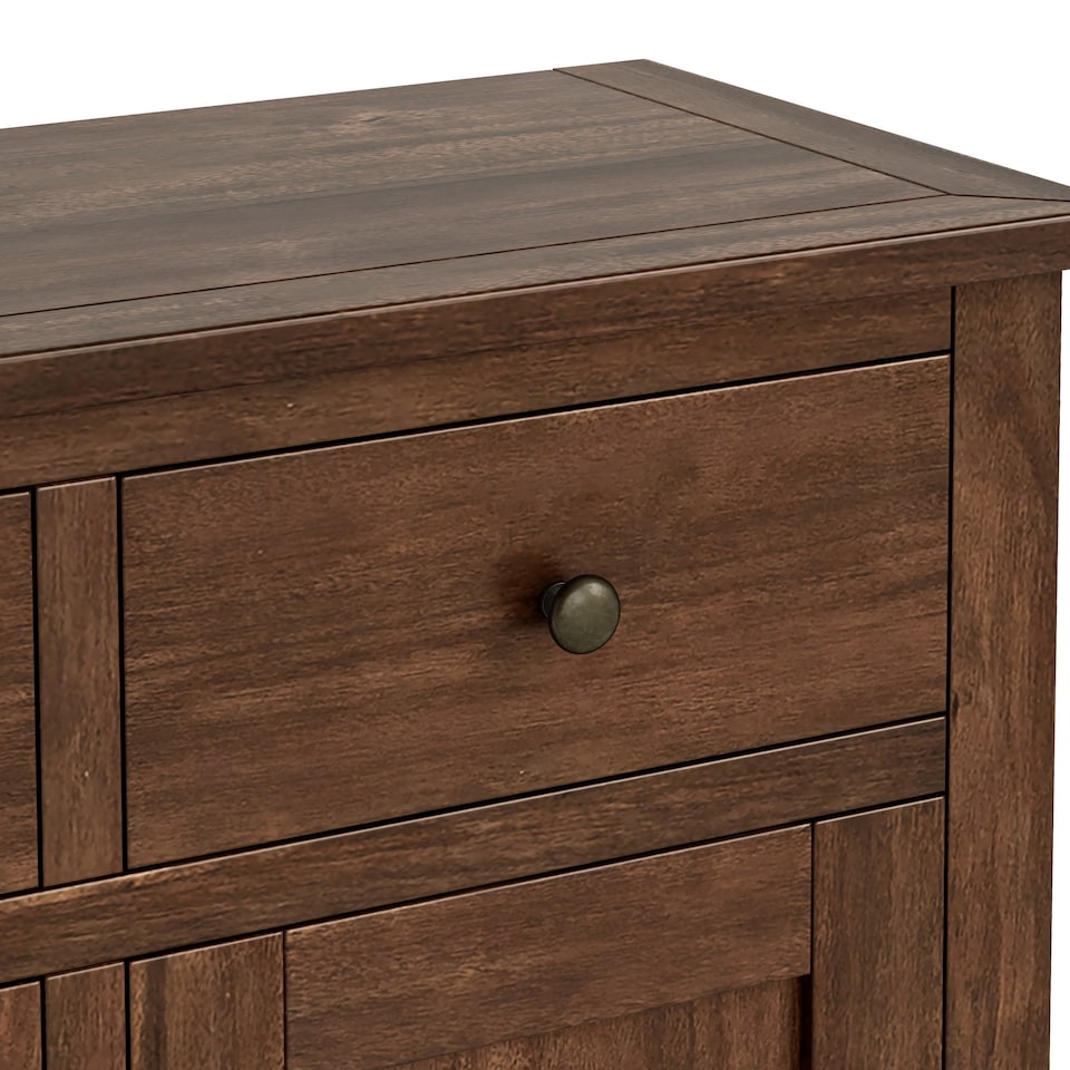 image 1 of Duchy Acacia Large Sideboard Cabinet - Fully Assembled By Roseland Furniture