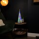 image 1 of Premier 45cm Holographic Pyramid with Multi Colour LED Lights