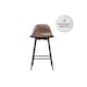image 1 of Calvin Counter Stool in PU Camel | Orange | Camel
