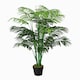 image 1 of Outsunny 125cm/4FT Artificial Palm Plant, Decorative Tree with Pot