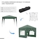 image 4 of Outsunny 3mx3m Pop Up Gazebo Party Tent Canopy Marquee with Storage Bag Blue