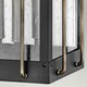 image 2 of Hinkley Fitzgerald Outdoor Wall Lantern Textured Black with Burnished Bronze, IP44