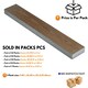 image 3 of NOVECRAFTO Self Adhesive Vinyl Floor Planks – Peel & Stick Flooring – Brown Wood Effect – Easy DIY Installation – Durable & Waterproof Tiles Brown | 0.97 sqm