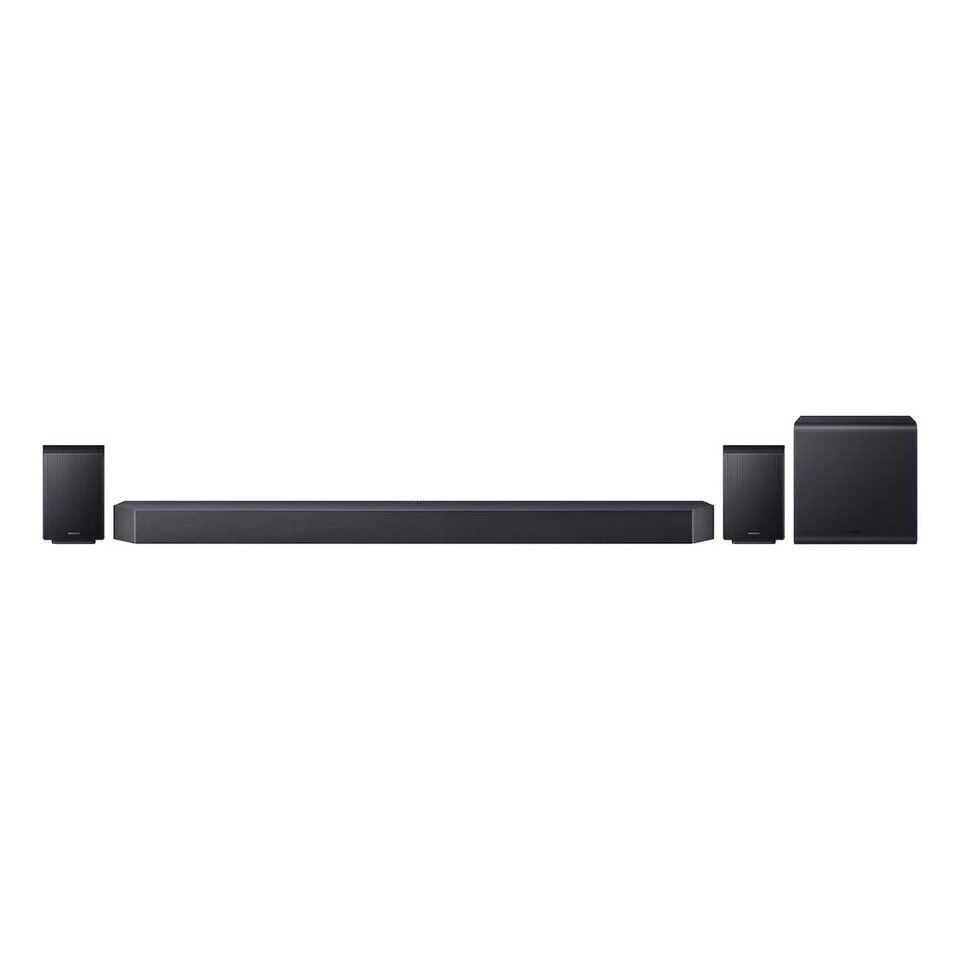 image 1 of Samsung HW-Q990H 11.1.4ch Dolby Atmos Soundbar with Wireless Subwoofer & Rear Speakers (Titan Black)
