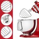 image 5 of SPARES2GO Pastry Beater KSMPB5SS Type for KitchenAid 4.3 4.7 4.8 L Tilt Head Stand Mixer K45 K45SS KSM90 KSM100