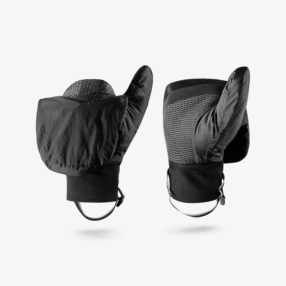image 1 of Decathlon Warm Mittens/Fingerless Gloves MT900 - Black