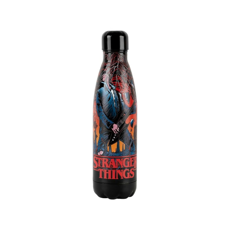 image 1 of Stranger Things Hellfire Guitar Insulated Bottle Multi | 500ml