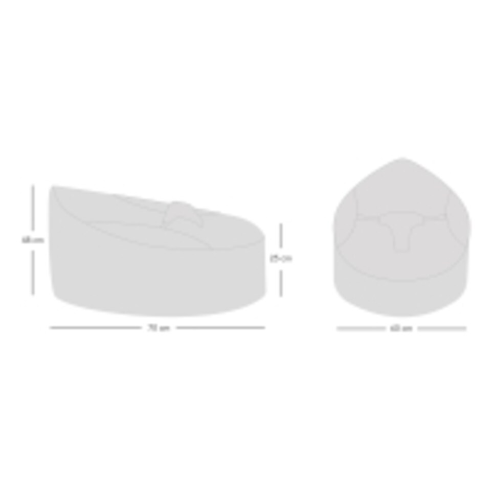 image 1 of rucomfy Wish Upon a Star Gaga Baby Bean Bag - Soft Newborn Seat