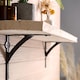 image 5 of Hammer & Tongs Iron Shelf Bracket - D205mm - Black