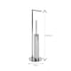 image 3 of Showerdrape Belgravia Chrome Freestanding Toilet Roll Holder & Toilet Brush Combo