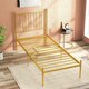 image 3 of COSTWAY 3FT Single Metal Bed Frame Slatted Platform