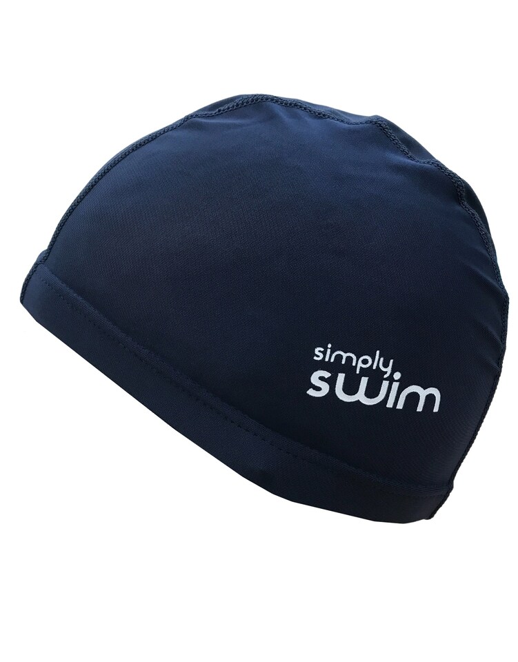 Simply Swim Adult Lycra Fabric Swim Cap - Solid Colours