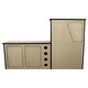 image 2 of MDF Camper Van Kitchen Unit Brown