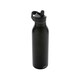 image 1 of Avira Ara Flip Top Recycled Stainless Steel 500ml Water Bottle - Black - One Size Black | One Size