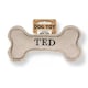 image 1 of History & Heraldry Pre-Personalised Squeaky Bone Dog Toy - Ted