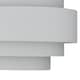 image 6 of Pair of Light Grey 5 Tier Light Shades | Grey | Large | 2