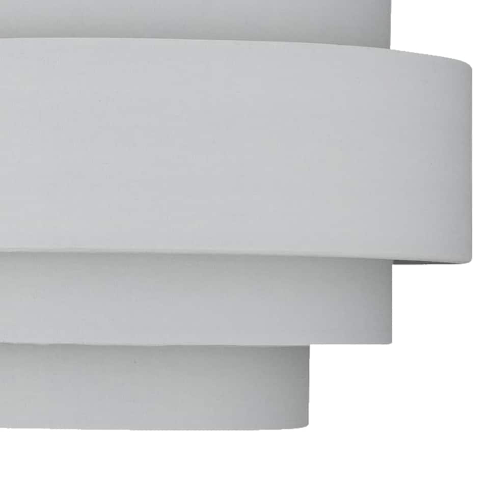 image 1 of Pair of Light Grey 5 Tier Light Shades | Grey | Large | 2