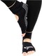 image 2 of Ubung Black Yoga CAL174 Non Slip Open Toe Socks Packs of 12 Size 4-9 UK Size