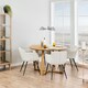 image 3 of Malika Round Dining Table in Oak
