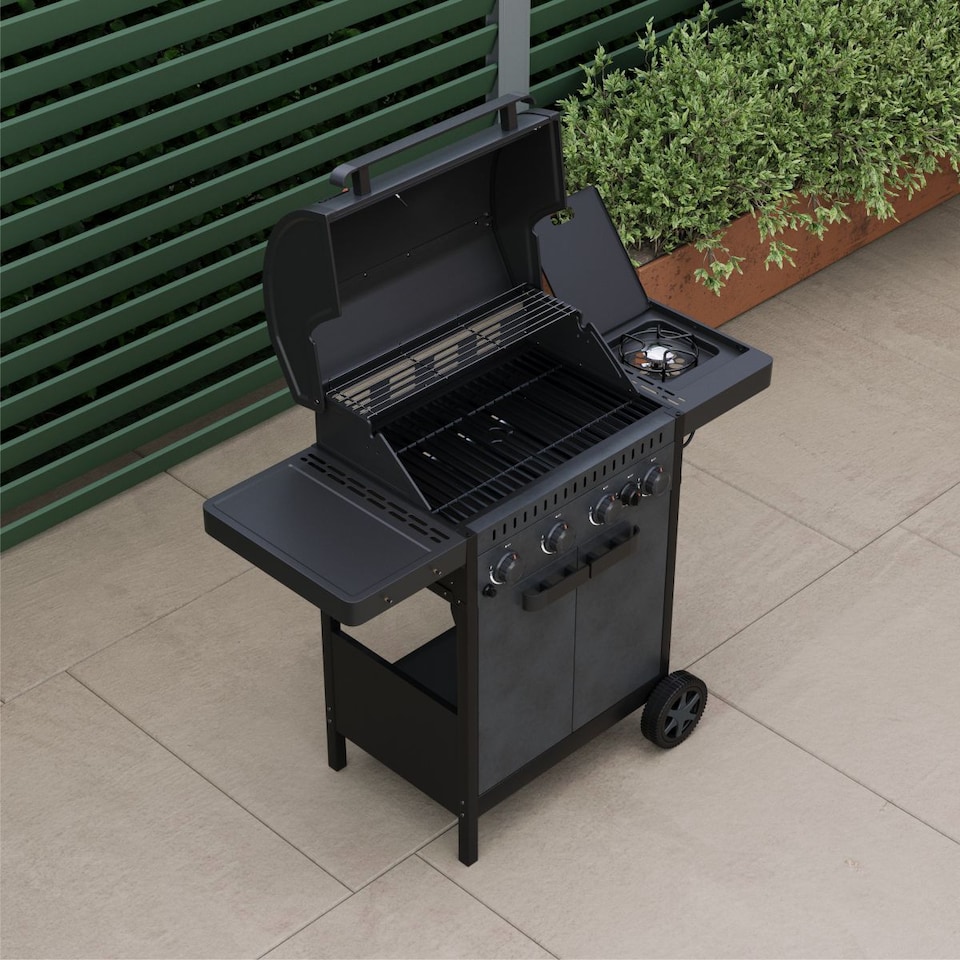 image 1 of Charles Bentley ottimo 350 4 Burner Gas BBQ