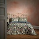 image 1 of Edinburgh Weavers Liberty Floral Birds Luxury Cotton Double Duvet Cover Set
