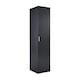 image 8 of Phoenix Wardrobe 1 Door Space Saving Bedroom Home Furniture Clothing Storage Unit | Black