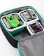 image 5 of Minecraft Lunch Bag | Kids Creeper Skeleton Enderman 5 Piece School Dinner Bag, BPA Free Water Bottle & 3 Snack Pots | Green Gamer Drink Food Containers
