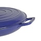 image 6 of Argon Tableware Cast Iron Shallow Casserole Dish - Enameled Dutch Oven - Self-Basting Lid - Hob to Oven - 3.5 Litre - Midnight Blue | Blue | Midnight Blue