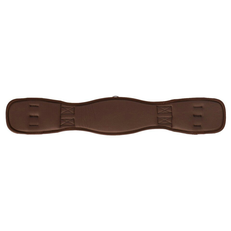 image 1 of Shires Memory Foam Horse Dressage Girth - Brown - 30in